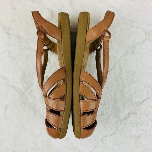 Sugarfoot Brown Leather Sandals I Women's Size 10 - Picture 4 of 7